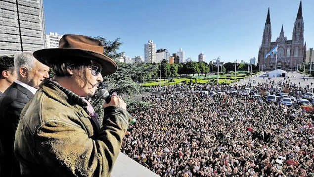 Johnny Depp en Argentina: "HELLO ARGENTINA", su discurso
