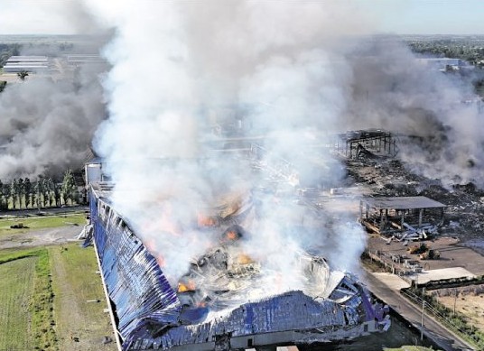 Dudas sobre el incendio en Ezeiza